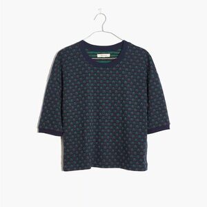 Madewell Cherry Jacquard Top 🍒